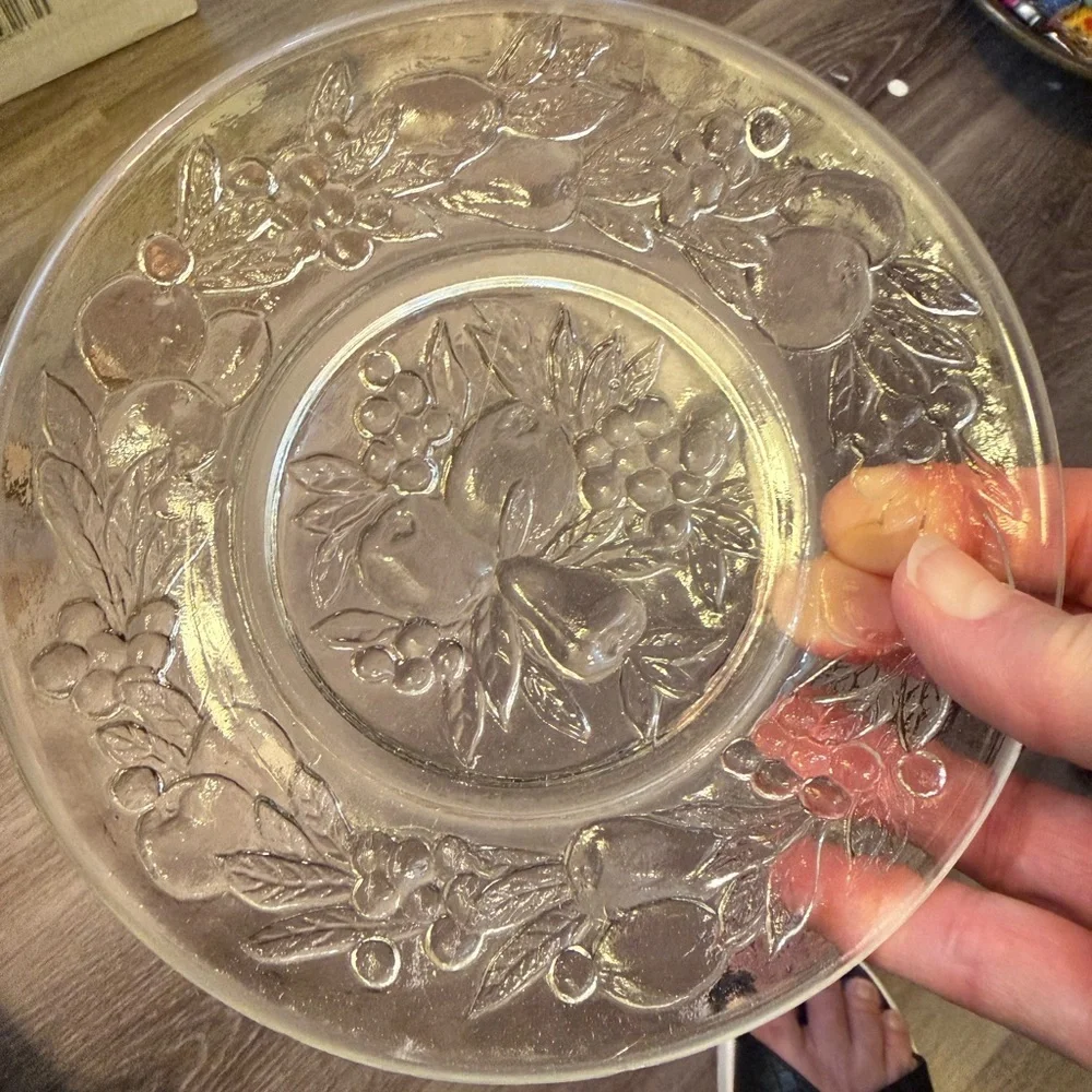 Set of 4 Princess House lunch plates